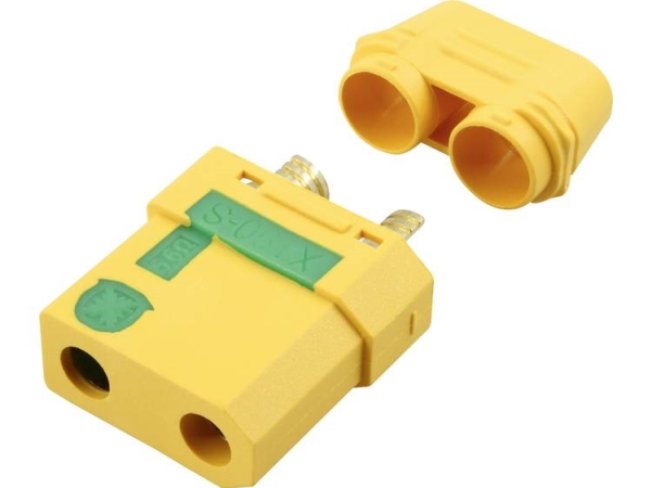 Reely Re-6685311 Batteribøsning Xt90-S Forgyldt, Inkl. Antiblitz 1 Stk