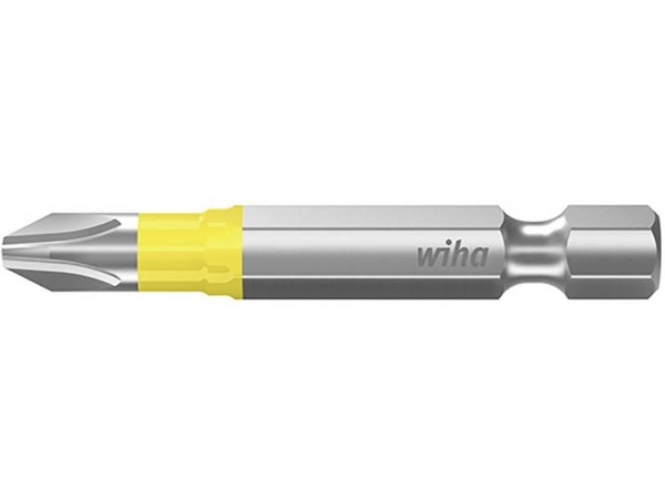 Wiha 41626 Kreuzschlitz-Bit Ph 3 Molybdän-Vanadium-Stahl Gehärtet 5 Stk