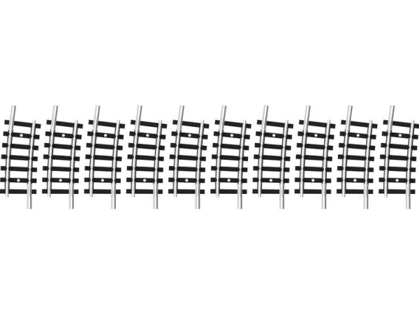 14919 N Minitrix-Schiene Gebogene Schiene 7,5° 261,8 Mm 10 Stück