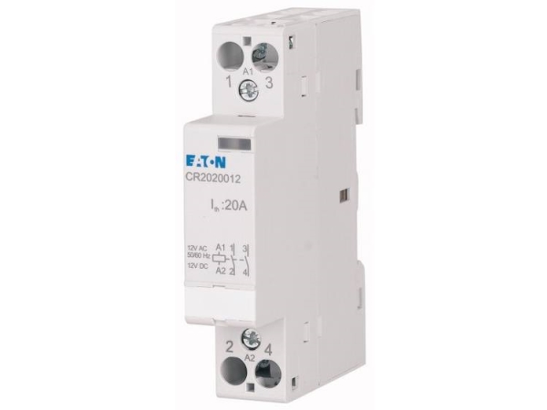Eaton Cr2020012 Installationsbeskyttelse Nominel Spænding: 12 V Dc/Ac Brydestrøm (Max.): 20 A 2 X Sluttekontakt 1 Stk