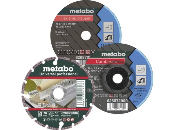 Metabo - Trennscheibenset - 3 Stücke - 76 Mm (626879000)