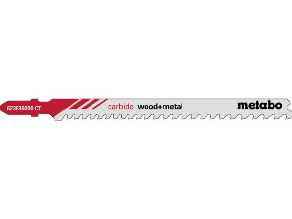 Metabo 623836000 Stiksavklinger Carbide Wood + Metal 3 Stk