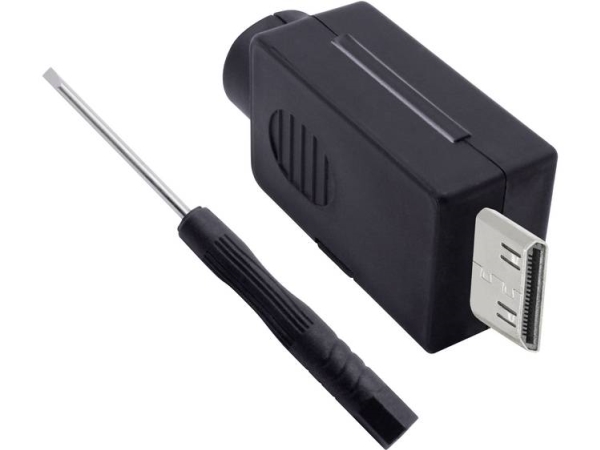 Quadrios 2001C218 Hdmi-Stik Stik, Lige Poltal: 20 Sort 1 Stk