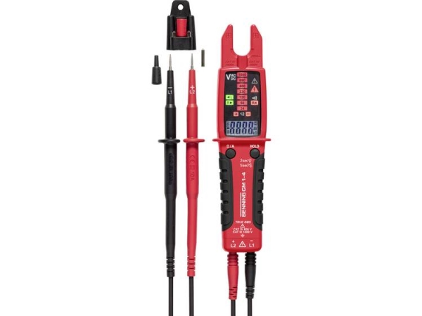 Benning 044686 Strømtang Digital Cat Iii 1000 V, Cat Iv 600 V Visning (Anzahl): 6000