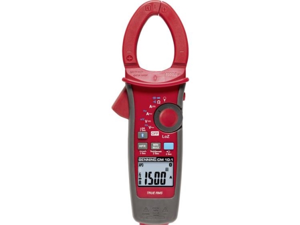 Benning 044688 Strømtang Digitaler Datenlogger Cat Iv 600 V Visning (Anzahl): 6000