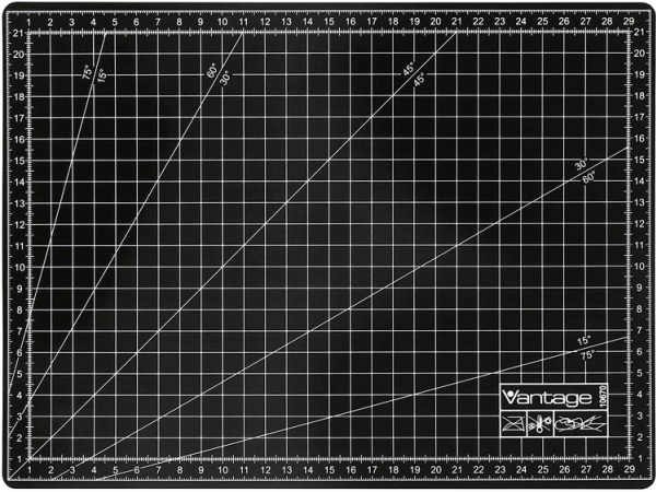 Dahle Schneidematte 22 X 30 Cm Schwarz Vantage Schneidematte A4 (74-10670-20142)