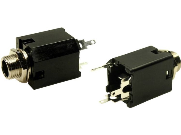 Cliff Fm6703 Klinkenstecker 6,35 Mm - Anschluss/Einbau Vertikal - 3 Stereo-Pol - 1 Stk