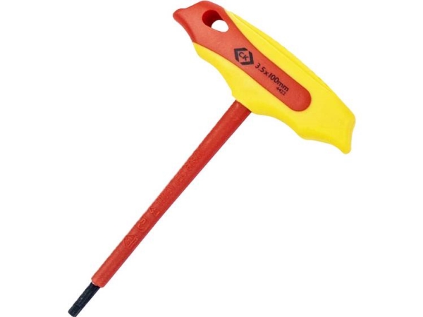 C.K. T4422 035 Vde Sechskantschlüssel Schlüsselweite: 3,5 Mm
