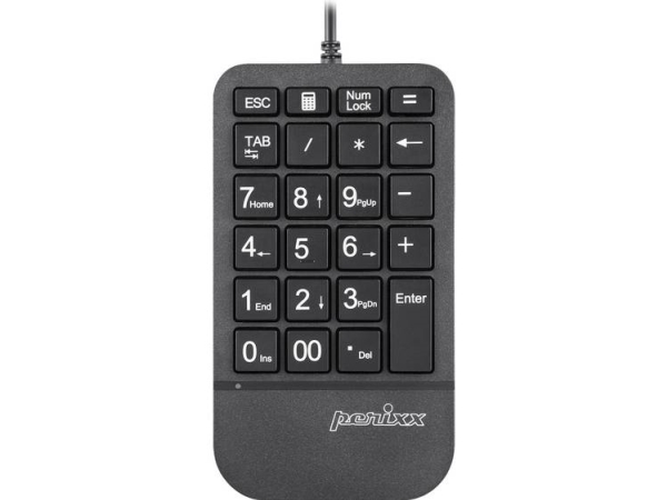 Perixx Peripad-202 H B Usb Taltastatur Multimedietaster Schwarz