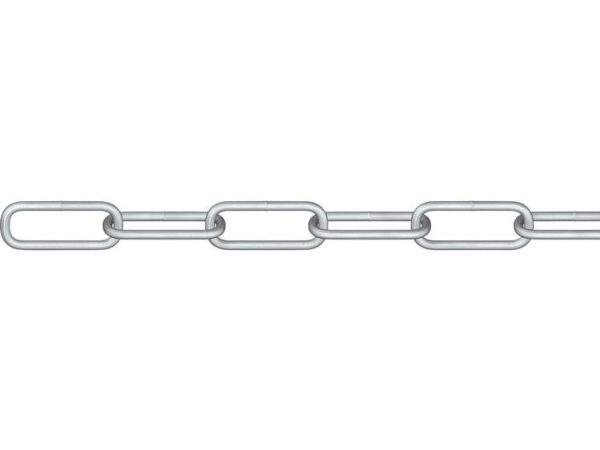 Dörner + Helmer 171836G Uhrenkette Silber Stahl Verzinkt 30 M
