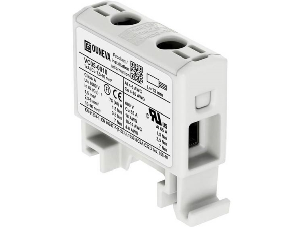 Otl-Isoleret Universal Klemme Aluminium/Kobber 1,5-16 Grå Mm2
