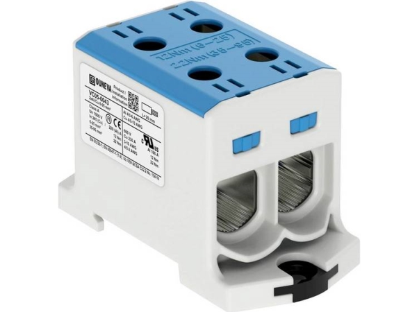 Otl-Isoleret Universal Klemme Aluminium/Kobber 2*(6-95) Mm2 Blå
