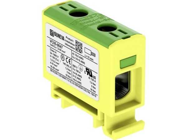Otl-Isoleret Universal Klemme Aluminium/Kobber 1,5-50 Mm2 Pe