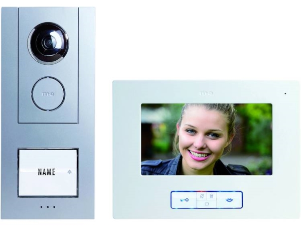 M-E Modern-Electronics Vistus Vd Alu-6710 S Videodørtelefon Kabeltilsluttet Sølv (41174)