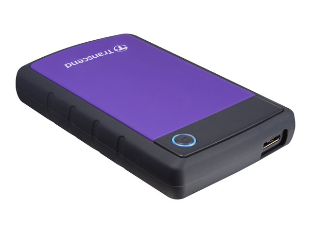 Transcend Storejet 25H3p - Festplatte - 1 Tb - Extern (Tragbar) - 2,5" - Usb 3.0 - 5400 Rpm - Puffer: 8 Mb - Hellviolett