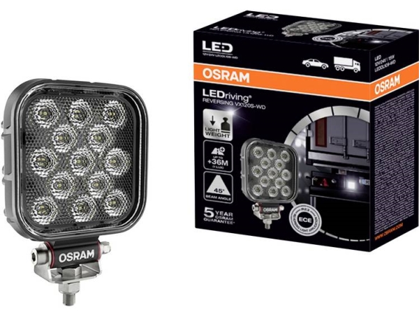 Osram Automotive Baklys 12 V, 24 V Ledriving Reversing Vx 120S-Wd, Quadratischer Led Rückfahrscheinwerfer Leddl109-Wd Vidtrækkende Belysning (B X H X