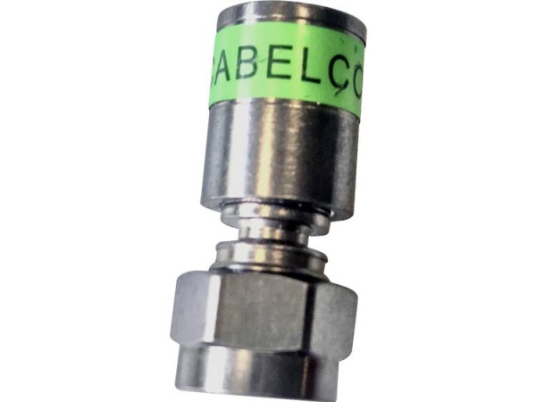 Cabelcon Verbinder 99909410-02 F-Kontakt Kompression Wasserdicht F-Stecker 50 Stk