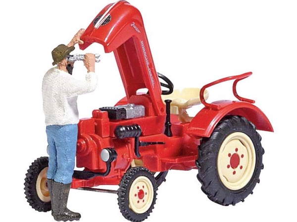 Busch 7882 H0 Porsche Traktor Reparatur