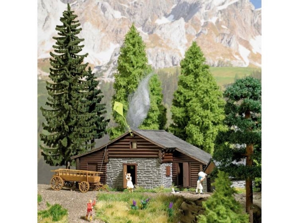 Almhütte Mit Kleinem Stall H0 Busch 1444