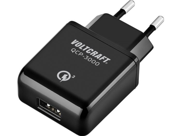 Voltcraft Qcp-3000 Usb-Ladegerät Steckdose Ausgangsstrom (Max.) 3000 Ma 1 X Usb Qualcomm Quick Charge 3.0 (Vc-11342765)