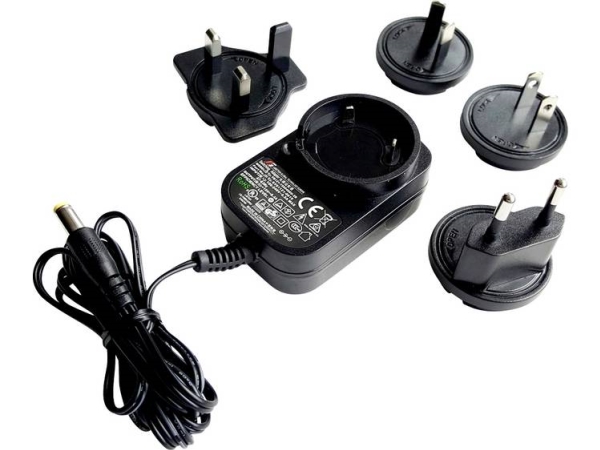 Dehner Elektronik Sys 1121-0605-W2e Steckernetzteil, Festspannung 5 V/Dc 1.2 A 6 W Stabilisiert, Mit Uk-Adapter, Mit Usa-Adapter, Mit Australien-Adap