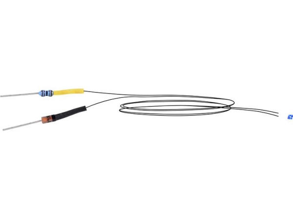 Viessmann 3564 Led Mit Kabel, Blau 5Er Led Blå 5 Stk