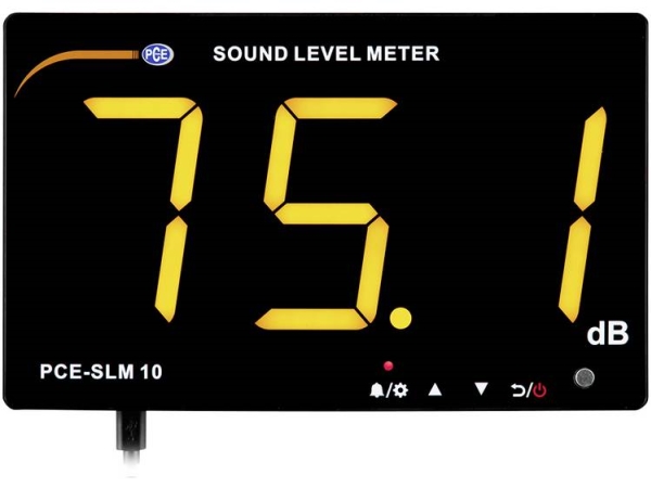 Pce Instruments Lydniveau-Måleapparat Pce-Slm 10 30 - 130 Db 31,5 Hz - 8,5 Khz