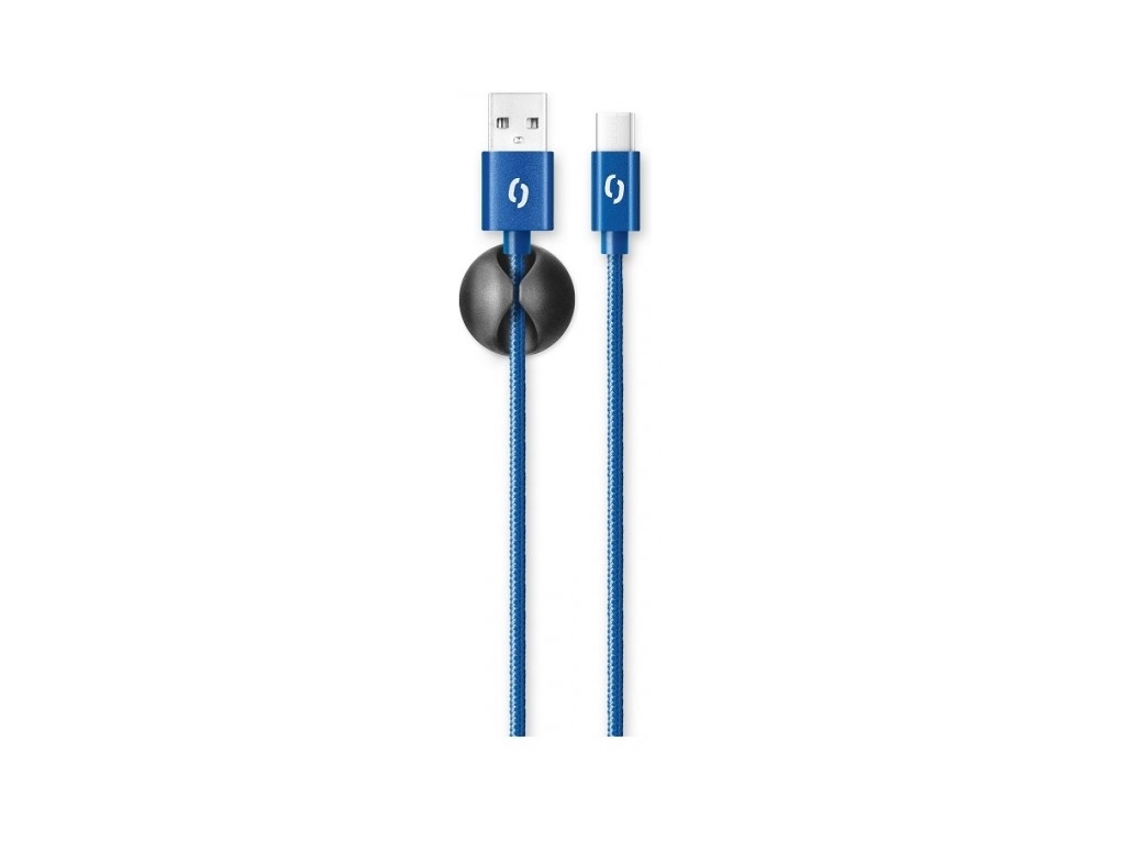 Alligator Datkp15, 1 M, Usb A, Usb C, Usb 2.0, Blå