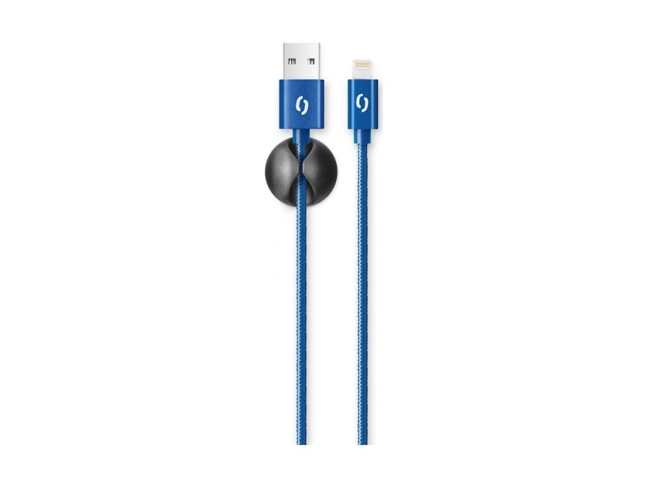Aligator Datkp14, 1 M, Lightning, Usb A, Hanstik, Hanstik, Blå