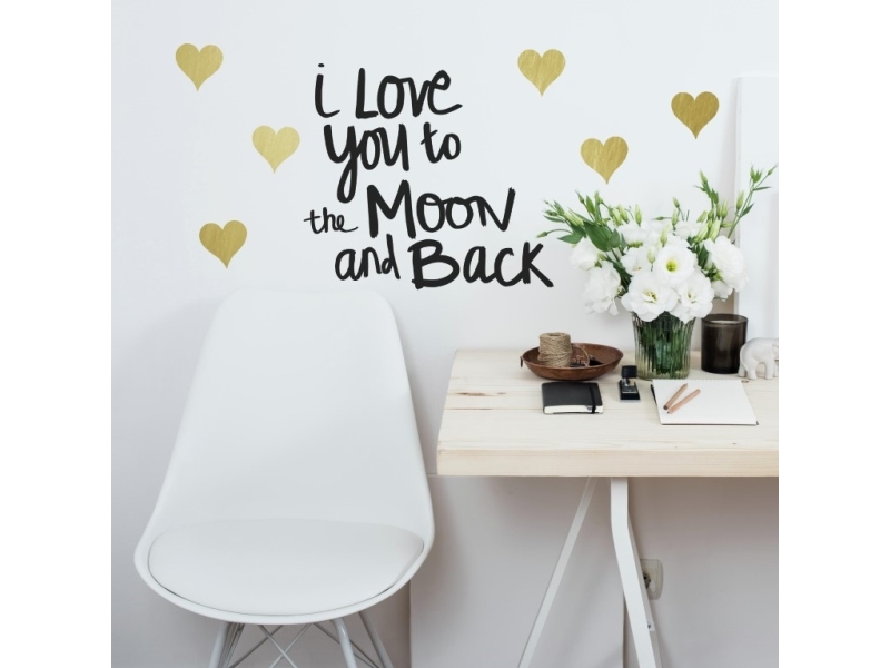Billede af Love You To The Moon Wallstickers