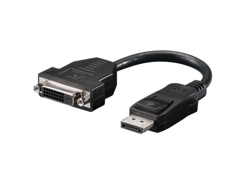 Goobay Displayport - Dvi-D M/F, 0,2 M, Displayport, Dvi-D, Männlich, Weiblich, Nickel