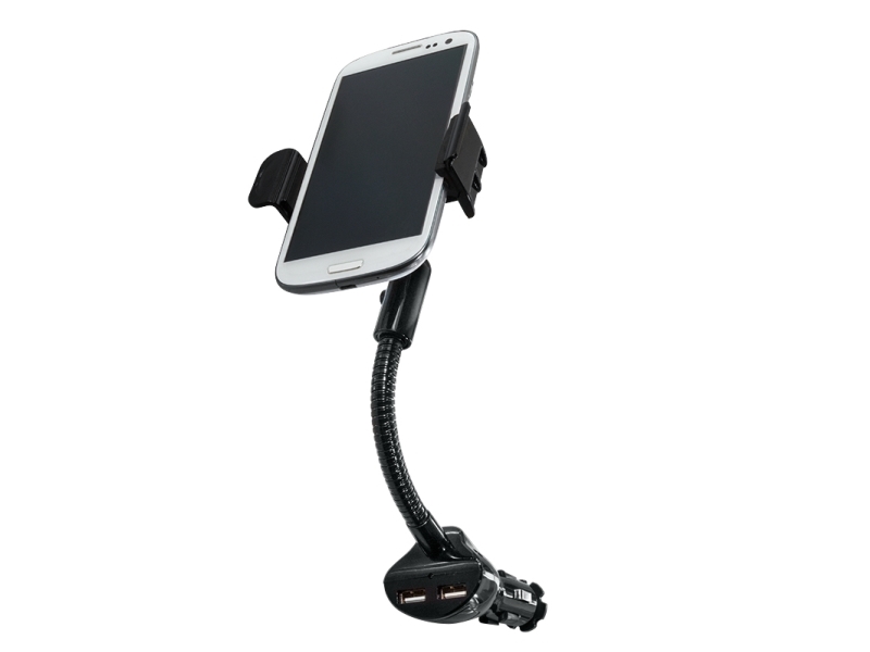 LogiLink PA0121, Mobiltelefon/Smartphone, Aktiv holder, Bil, Sort