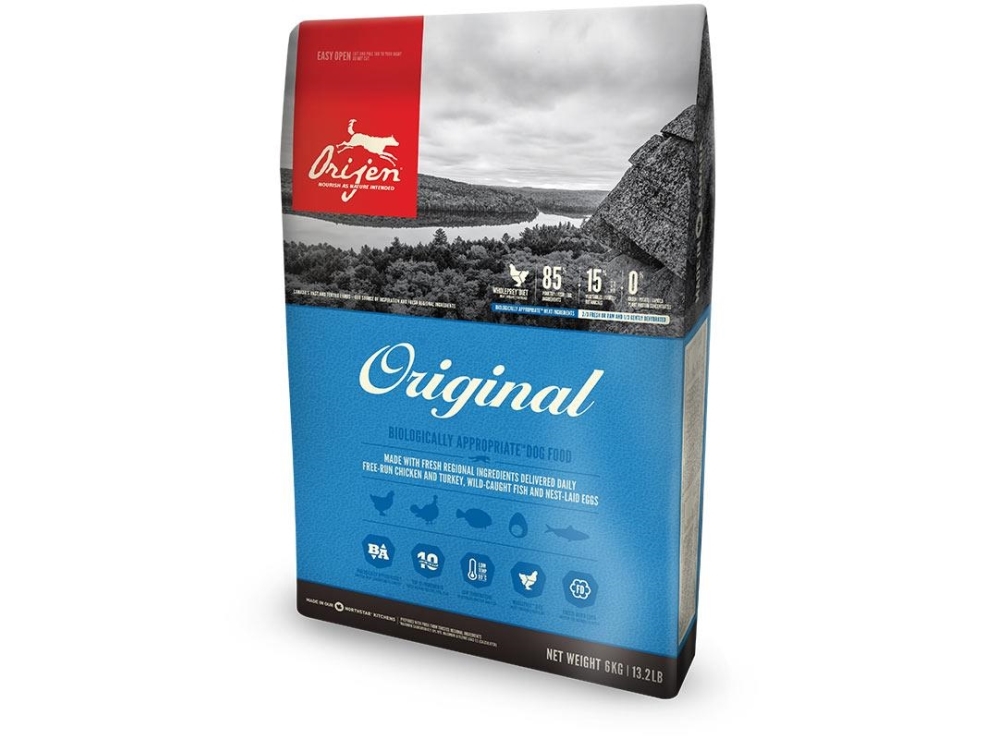 Orijen Original 6 Kg Voksen Kylling, Fisk, Kalkun