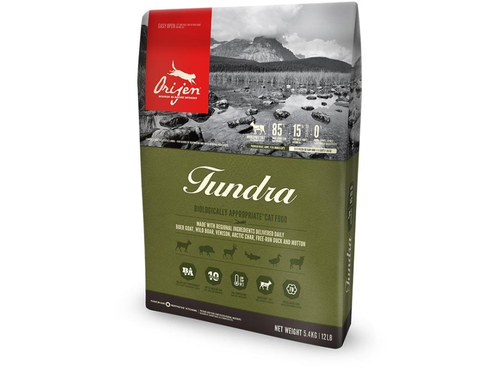 Orijen Tundra - Trockenfutter Für Kätzchen - 5,4 Kg