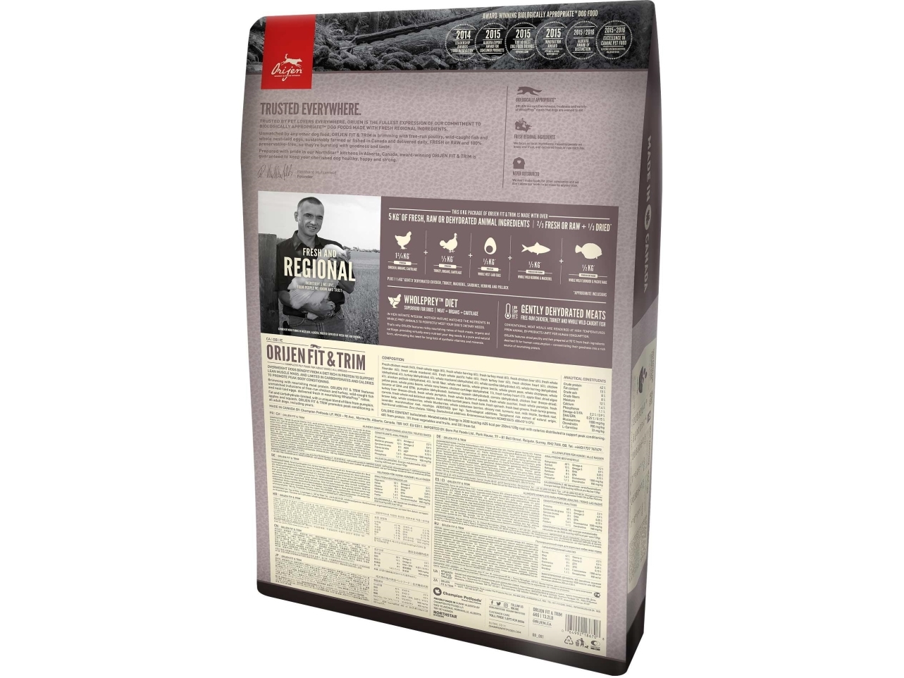 Orijen Fit &Amp Trim - Trockenfutter Für Hunde - 11,4 Kg