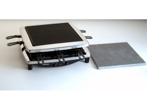 Steba RC 3 PLUS CHROME, 1450 W, 360 mm, 360 mm, 140 mm, 9,4 kg | Köksapparater - Köksutrustning - Raclette | GameStuff