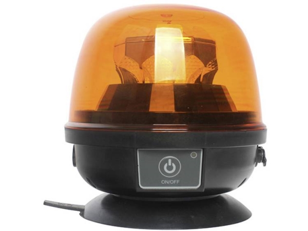 Secorüt Rotorblink 95003 12 V/Dc, 24 V/Dc Batteriebetrieben Magnethalterung, Magnetfuß, Saugnapf Orange