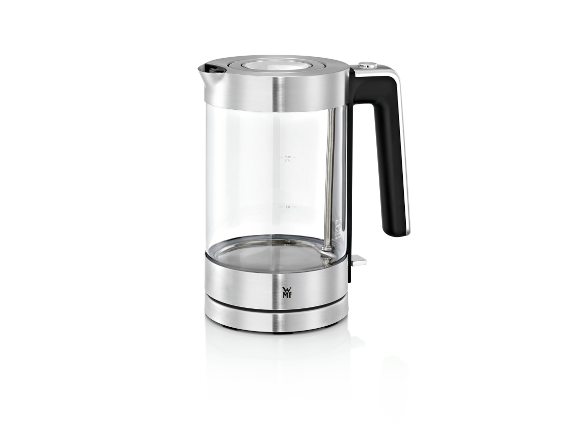 WMF Lono 04.1315.0011, 1,7 L, 3000 W, Kromi, Läpinäkyvä, Lasi, Metalli, Veden tason ilmaisin, Ylikuumenemissuoja