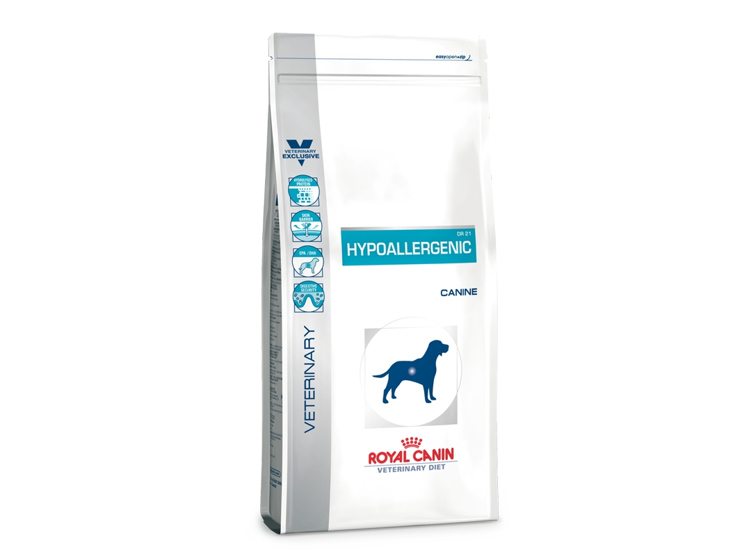 Royal Canin Veterinary Diet Canine Hypoallergenic Dr21 14Kg