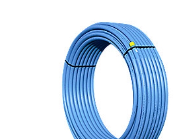 PE-rør 25x2,3mm PN10. 100m - blå PE80-SDR11. EN12201 - (100 meter)