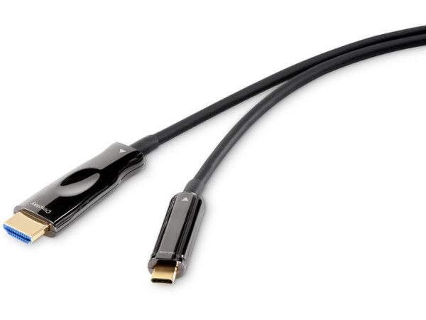 Renkforce Usb-C / Hdmi Adapterkabel Usb-C Stik, Hdmi-A-Stik 10.00 M Sort Rf-4532668 Usb-C -Displaykabel