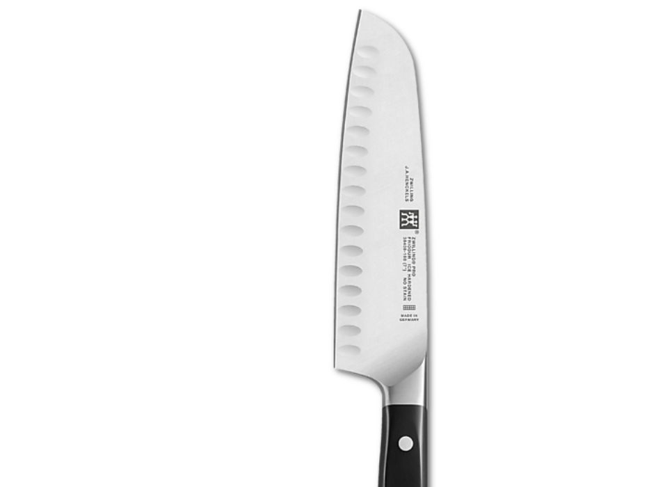 ZWILLING PRO - Santoku-kniv - 18 cm - sort håndtag