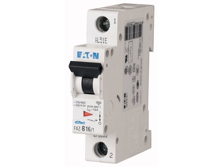 Eaton Faz-S6/1, Miniature Strømafbryder, Type A, Ip20