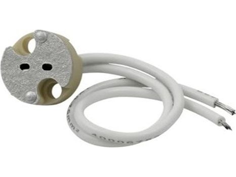 Bemko keramisk fatning G6.35 2x0,75 mm² E10-G635 - E10-G635