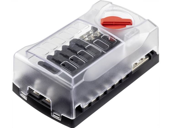 Tru Components Tc-9067936 Bil-Sikringsholder Passer Til Standard Fladsikring 30 A 32 V/Dc 1 Stk
