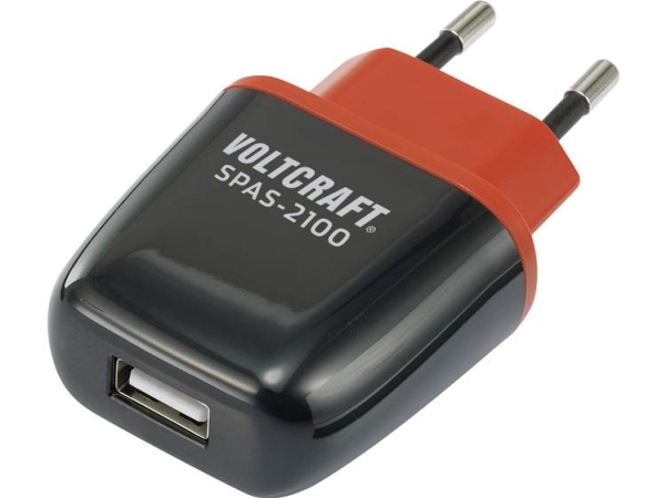 Voltcraft Spas-2100 Vc-11413285 Usb-Ladegerät Steckdose Ausgangsstrom (Max.) 2100 Ma 1 X Usb Auto-Detect (Vc-11413285)