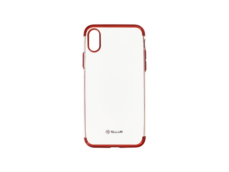 Tellur Tll121223, Cover, Apple, Iphone X, 14,7 Cm (5.8"), Rød, Transparent