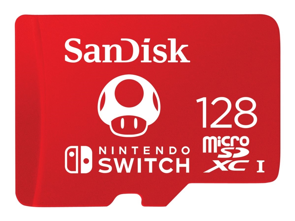 Sandisk - Flashhukommelseskort - 128 Gb - Uhs-I U3 - Microsdxc Uhs-I - Für Nintendo Switch