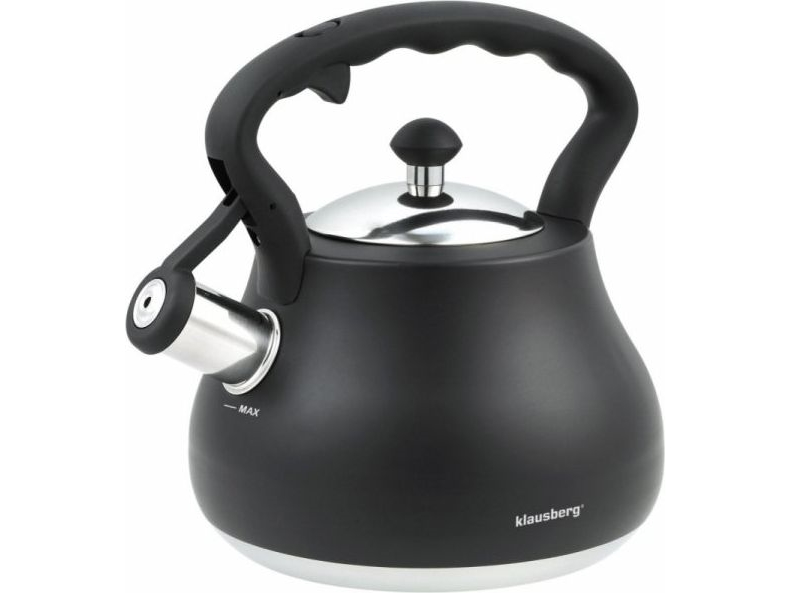 Wasserkocher Traditionell 2 L, Schwarz Klausberg