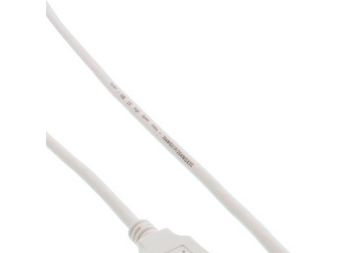 Inline 31750W, 5 M, Usb A, Micro-Usb B, Usb 2.0, Hanstik/Hanstik, Hvid